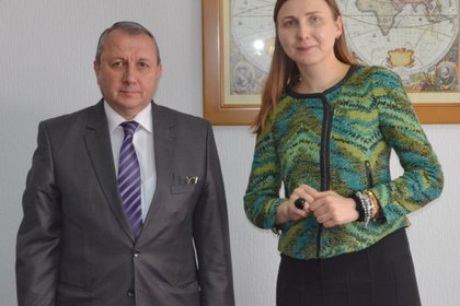 Среща на посланик Вълов със зам.-министъра на външните работи на Молдова Д. Морар